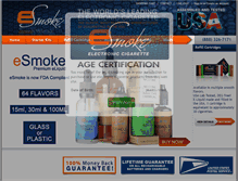 Tablet Screenshot of esmoke.net